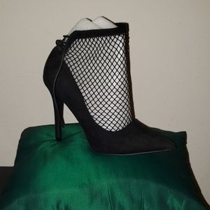 Netted High Heels